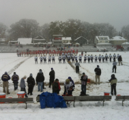 October High School Foot(Snow)ball Game